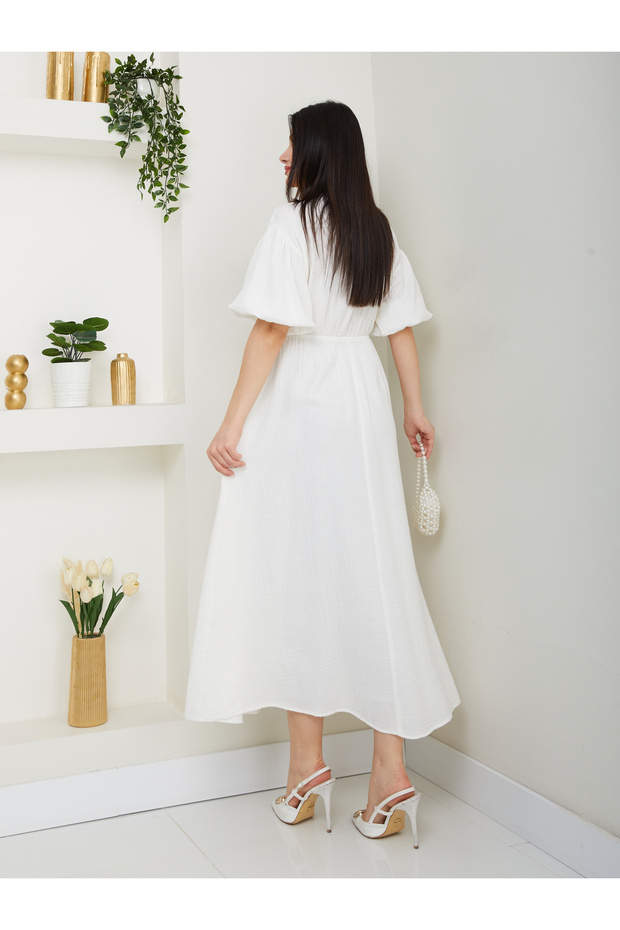 MUSLİN ELBİSE #3008 - 2