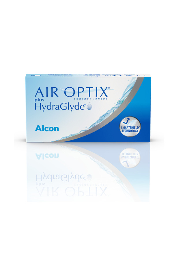 Air Optix Plus Hydraglyde Monthly Plus Contact Lens - Plain - ( 8 Power)