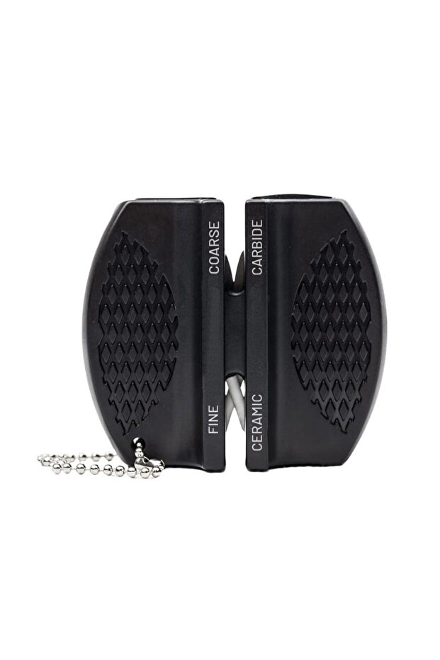 Portable Knife Sharpener, Carry Sharp, 2 Modes, Black - 1