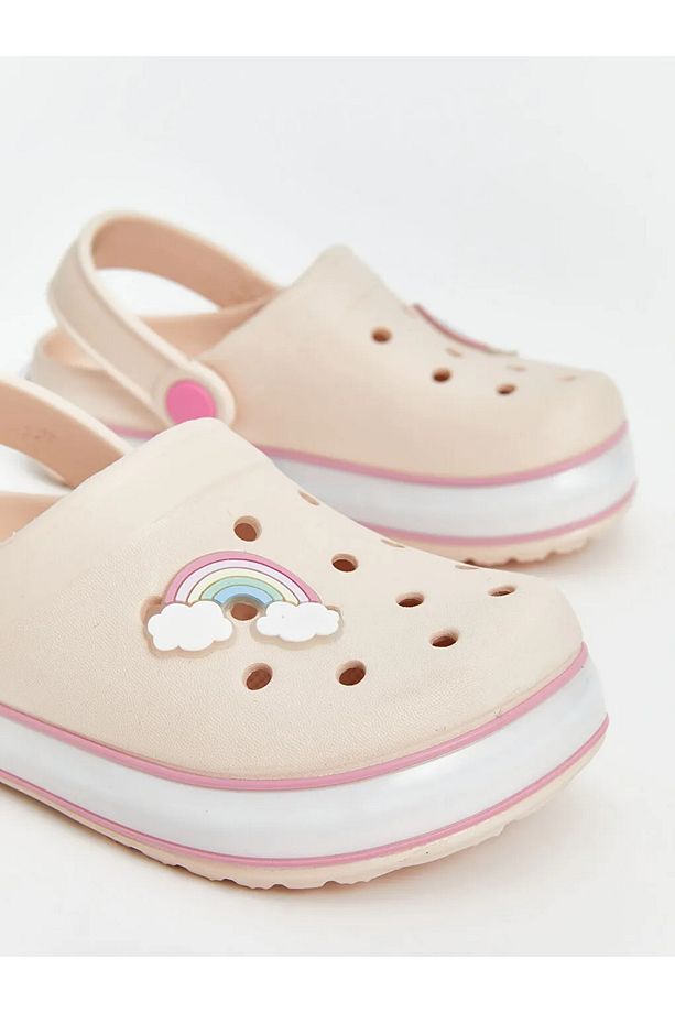 LCW STEPS Pembe Baskılı Kız Çocuk Plaj Sandaleti - 3