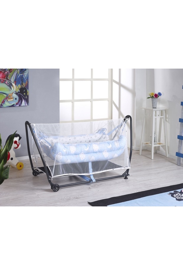 Bebek Hamağı Mavi - 2