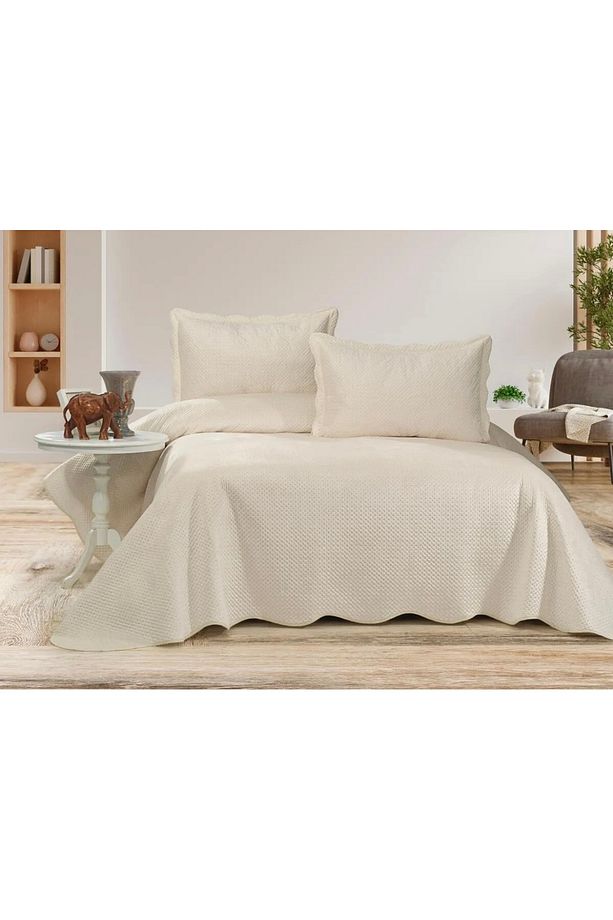 Soft Kadife Lüx Çift Kişilik Yatak Örtüsü - 1