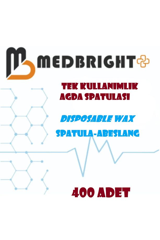 400 Adet Abeslang Tahta Dil Çubuğu Basacağı - Ağda Spatulası, Spatula - 4