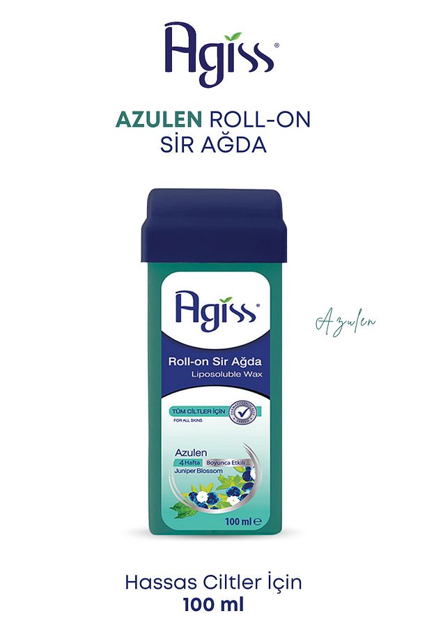 3 Adet Kartuş Roll-on Ağda Isıtıcı Ağda Makinesi 100 Metre Ağda Bezi Tüm Ciltler için Ağda Seti - 5