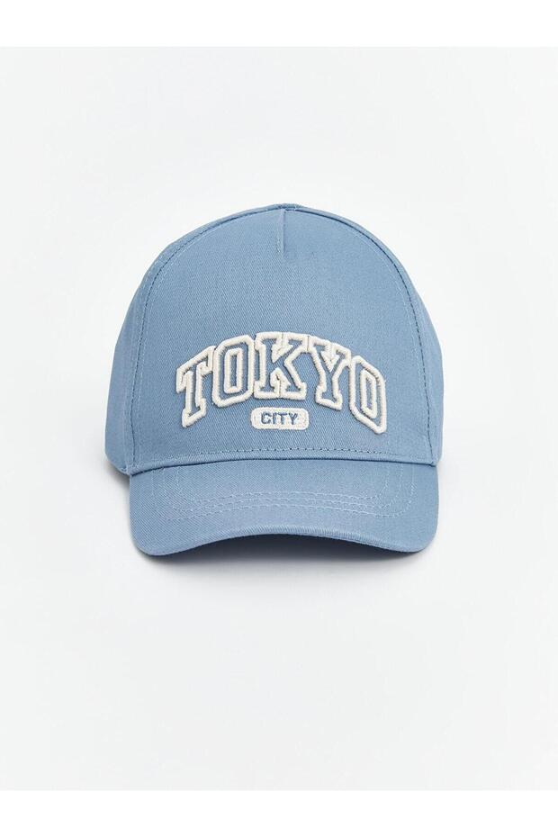 Tokyo Nakışlı Erkek Bebek Kep Şapka (S5) - 1