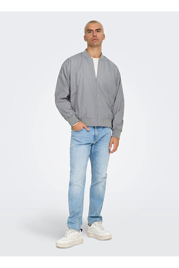 معطف رمادي للرجال ONSGAVIN BOMBER JACKET OTW
