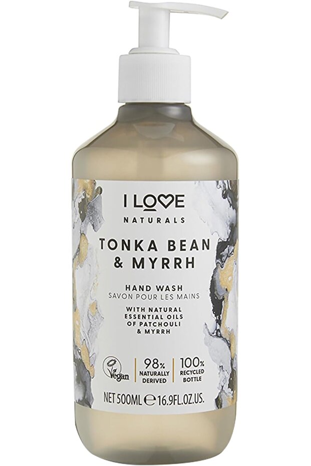 Naturals Tonka Bean and Myrrh Hand Wash - Hydrating Hand Soap with Essential Oils - Skin-Smoo