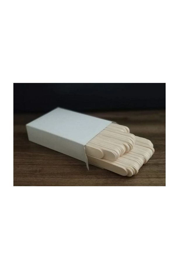 400 Adet Abeslang Tahta Dil Çubuğu Basacağı - Ağda Spatulası, Spatula - 5