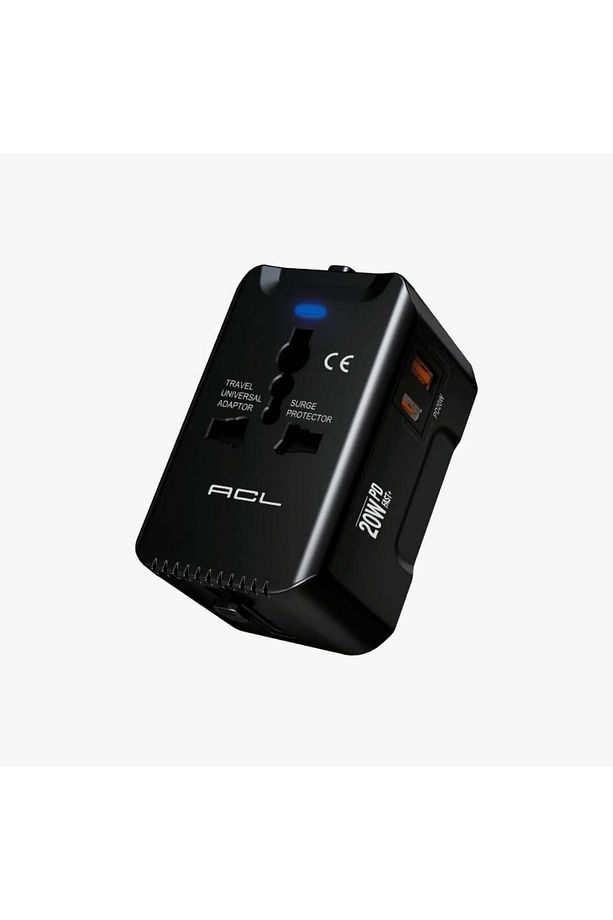Evrensel Eu Us Au Uk Priz Fiş Çevirici Dönüştürücü Seyahat Adaptörü 2 Type-c 1 Usb Çıkışlı Adaptör - 2
