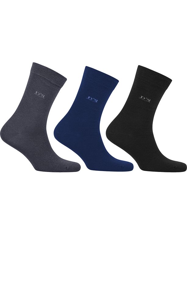 Bambu 3lü Çorap Set Gri-siyah-laci - 2