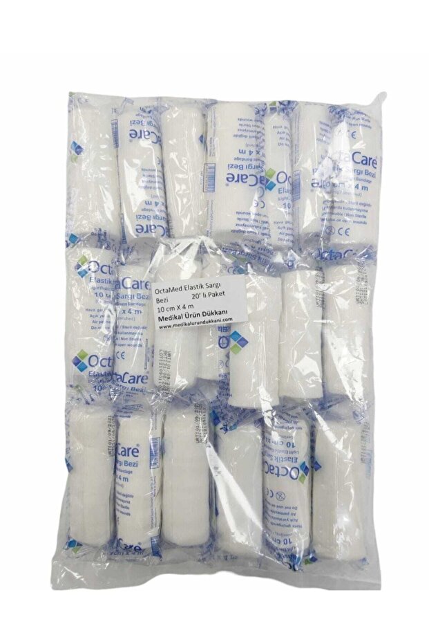 Octacare Elastik Hidrofil Sargı Bezi 10cm X 4m 50'li Tek Paket - 5