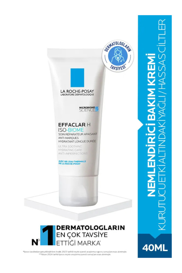 Effaclar H Iso-Biome Moisturizing Cream for Oily, Acne-Prone Skin – 40ml
