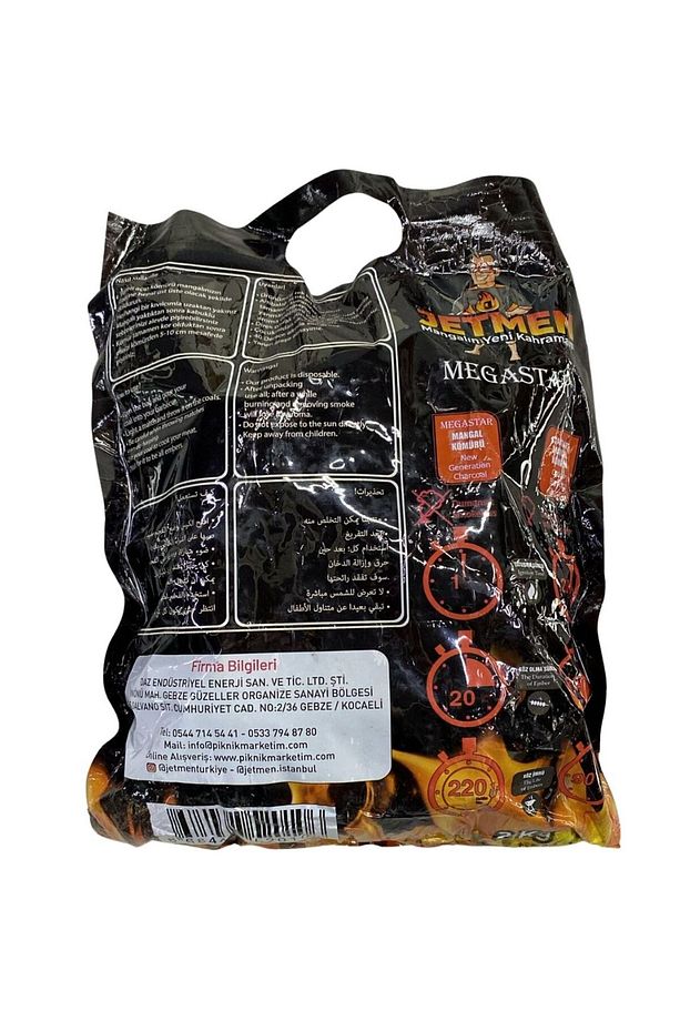 Megastar Mangal Kömürü 2kg - 2