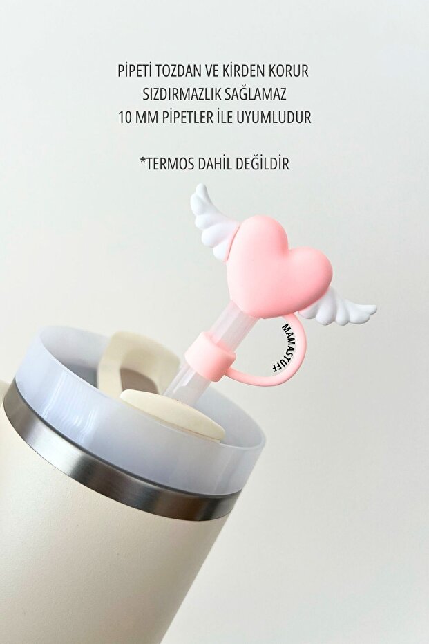 Silikon Tıpa - Kanatlı Kalp - 2