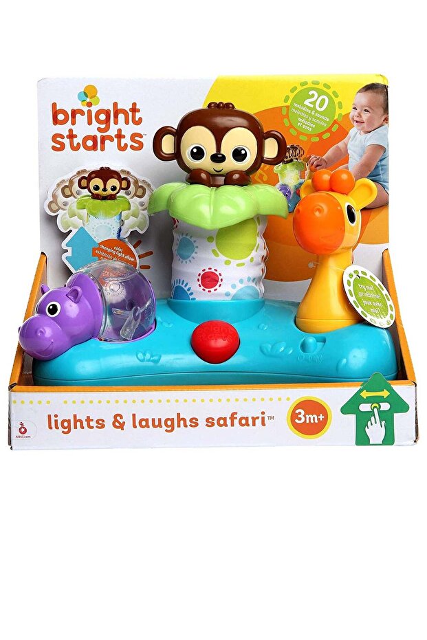 Lights, Laughs Safari Toys 20 Melodies and Sounds
