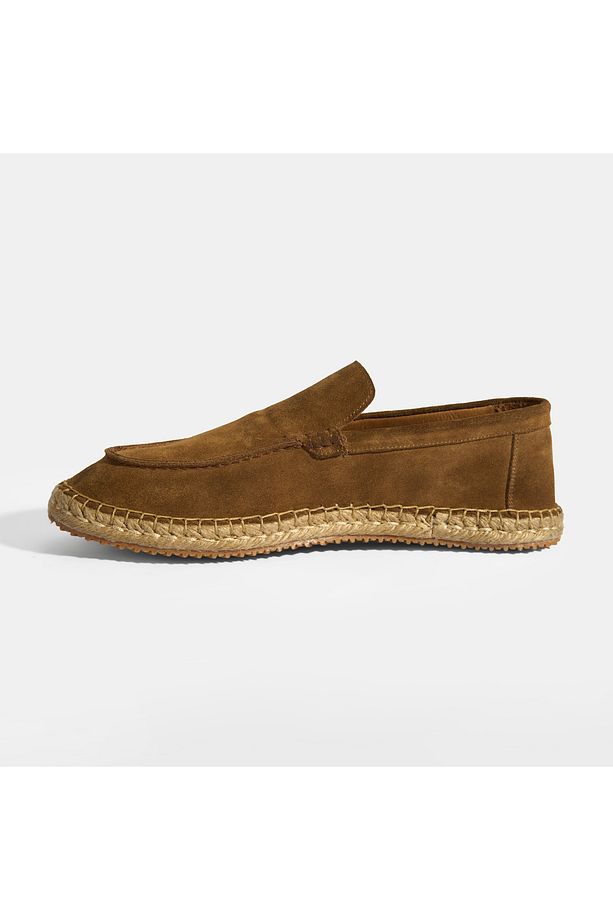 Erkek Taba Slip-On Süet Espadril - 3