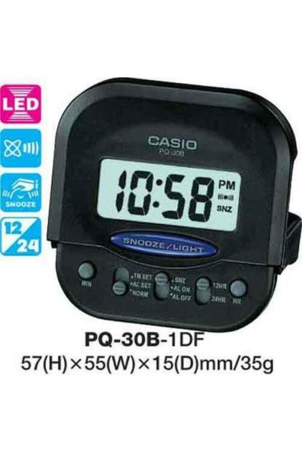 PQ-30B-1DF Alarmlı Led Masa Saati - 2
