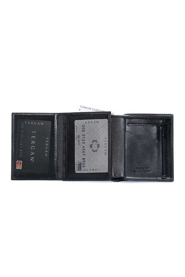 Siyah Hakiki Deri Erkek Cüzdan - S1ce00001430-b06 - 2