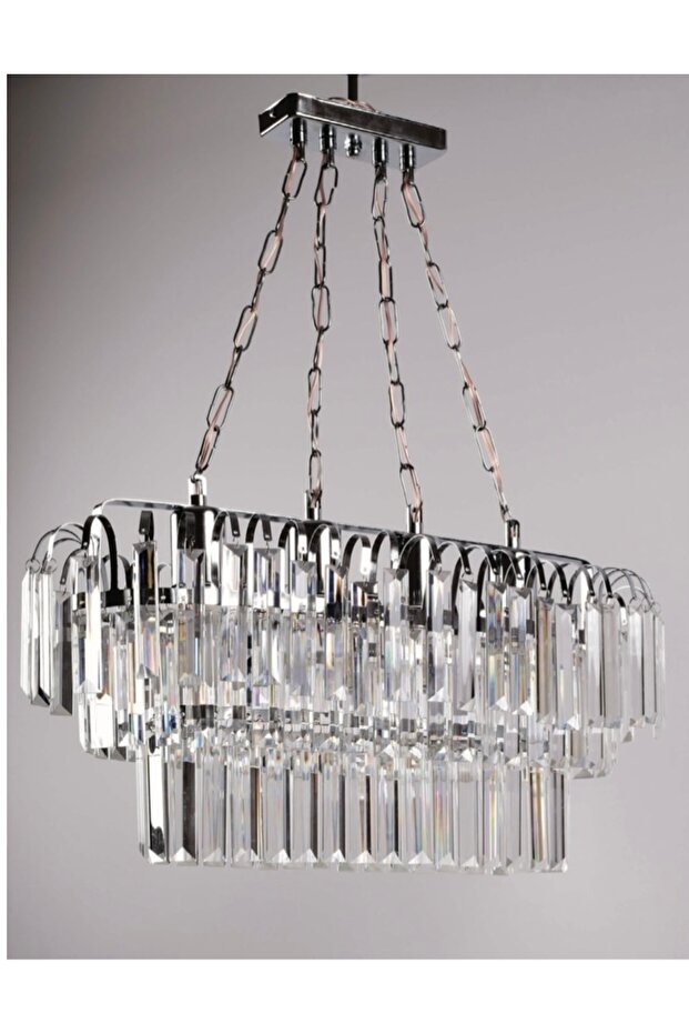 KRİSTAL TAŞLI AMPÜLLÜ AVİZE - 1