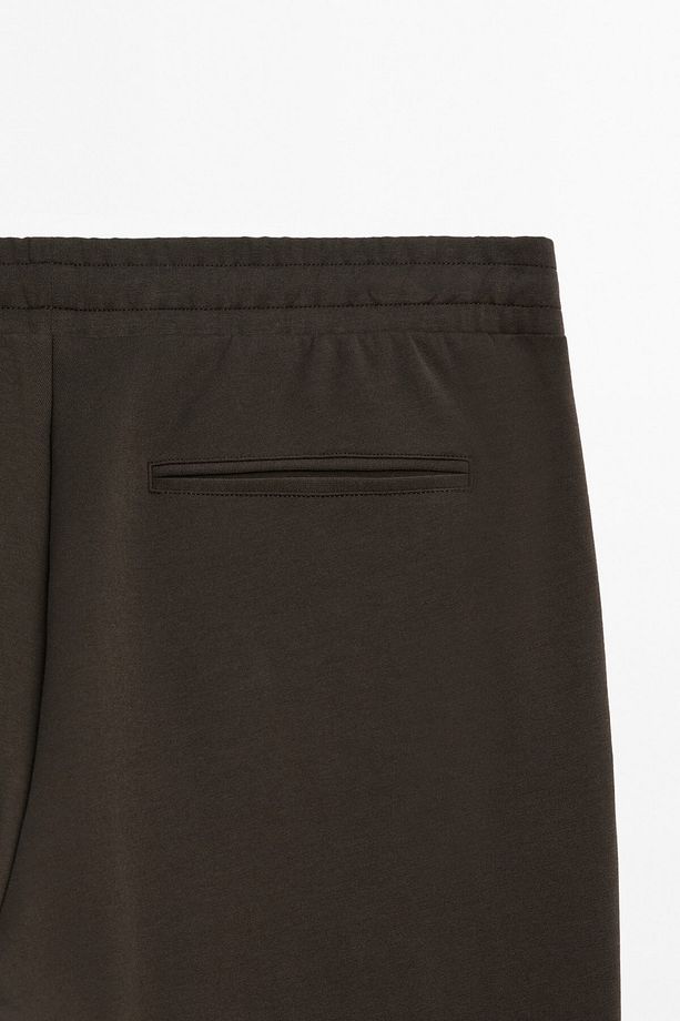 Pamuk karışımlı jogger fit pantolon - 8