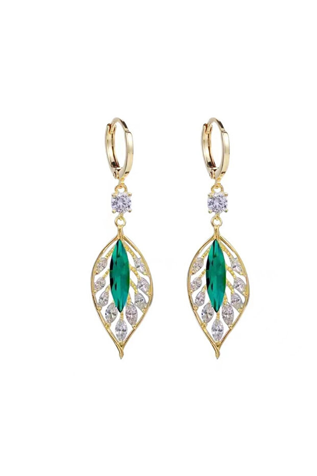 Sic Moda Leaf Earrings 5723B - 1