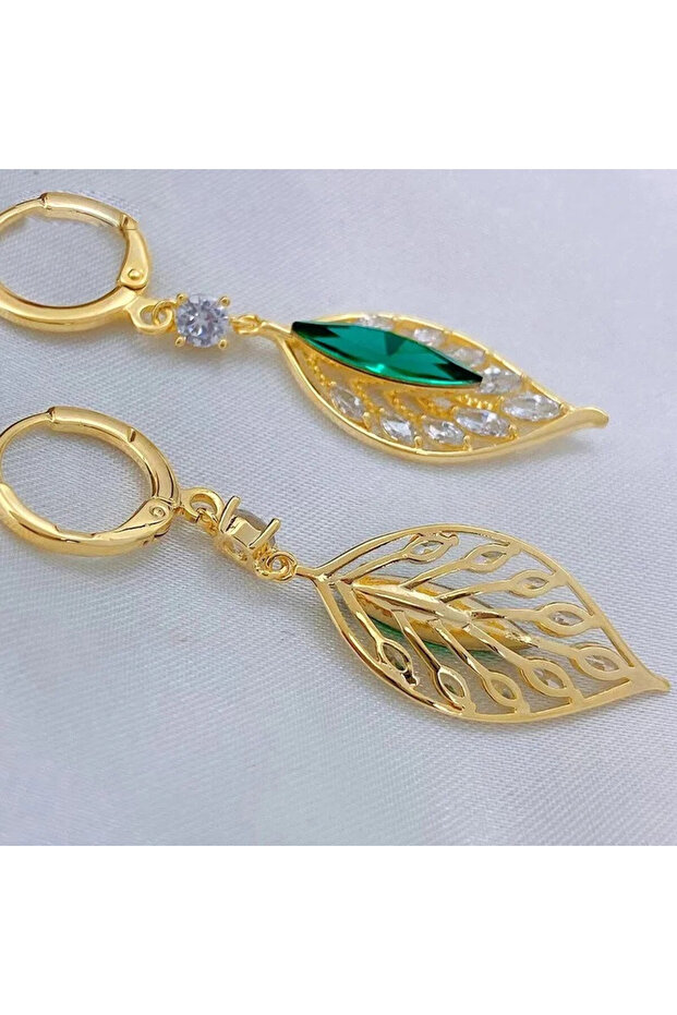 Sic Moda Leaf Earrings 5723B - 5