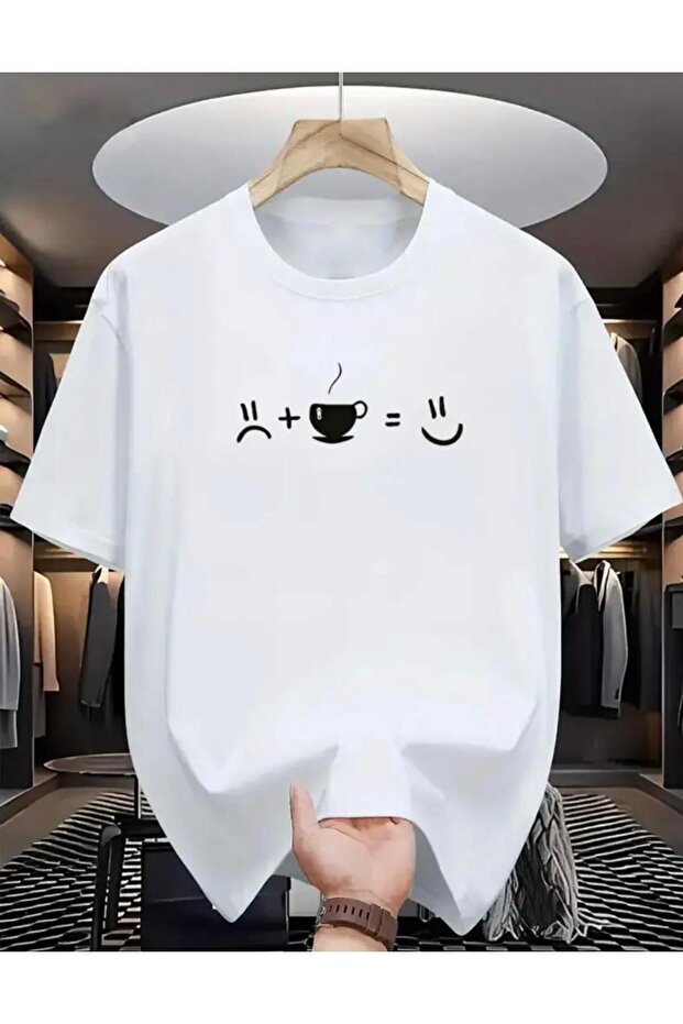 Baskılı Basic T-Shirt - 1