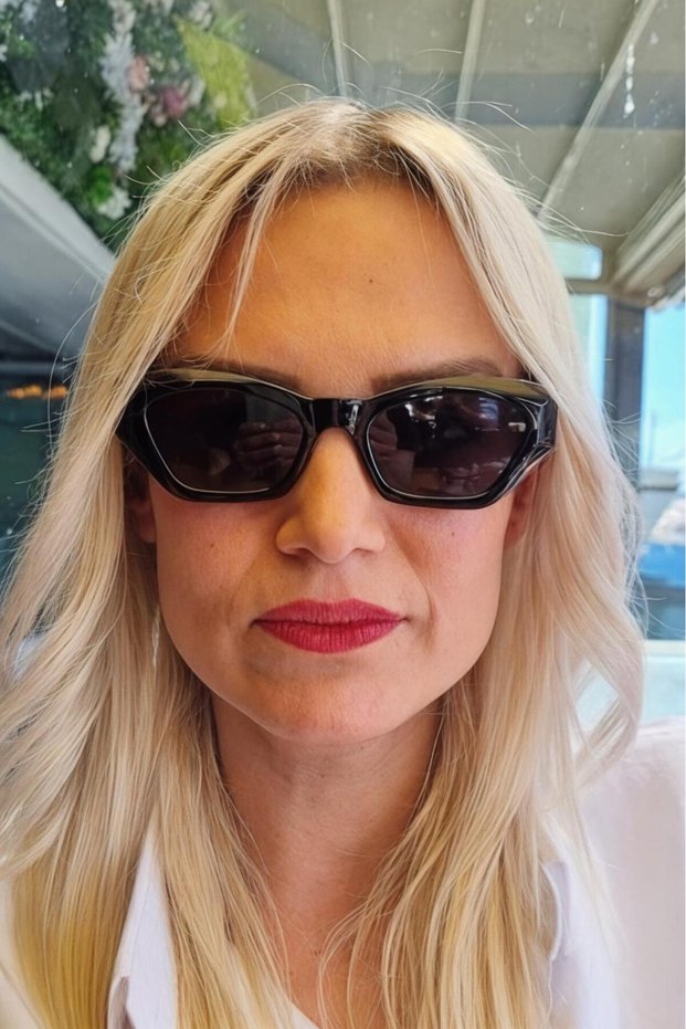 Women's Ellen Retro Cat Eye Model Sunglasses