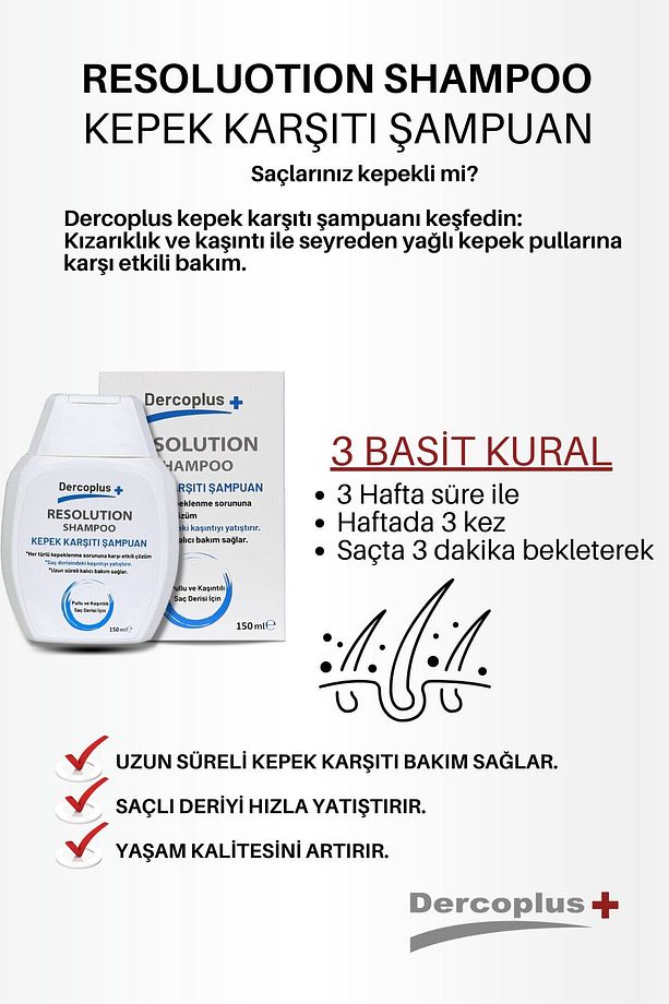 Resolution Kepek Karşıtı Şampuan 150 ml - 3