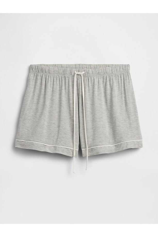 Kadın Gri Modal Pijama Şort - 2