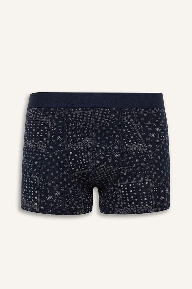 Regular Fit Şal Desenli 3'lü Boxer E7202ax25sm - 2