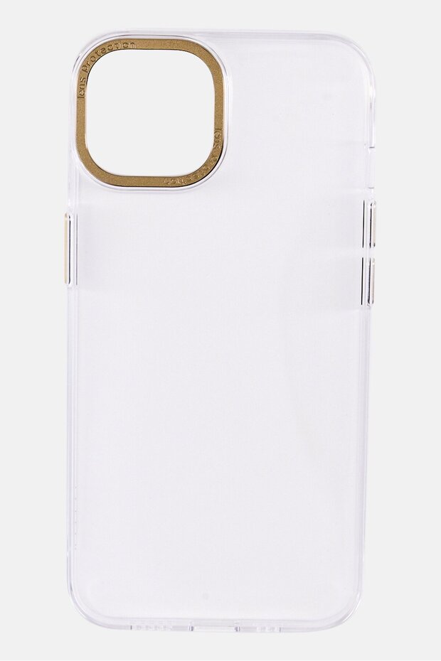 جراب خلفي شفاف سينسا لجهاز iPhone 14، شفاف - 1