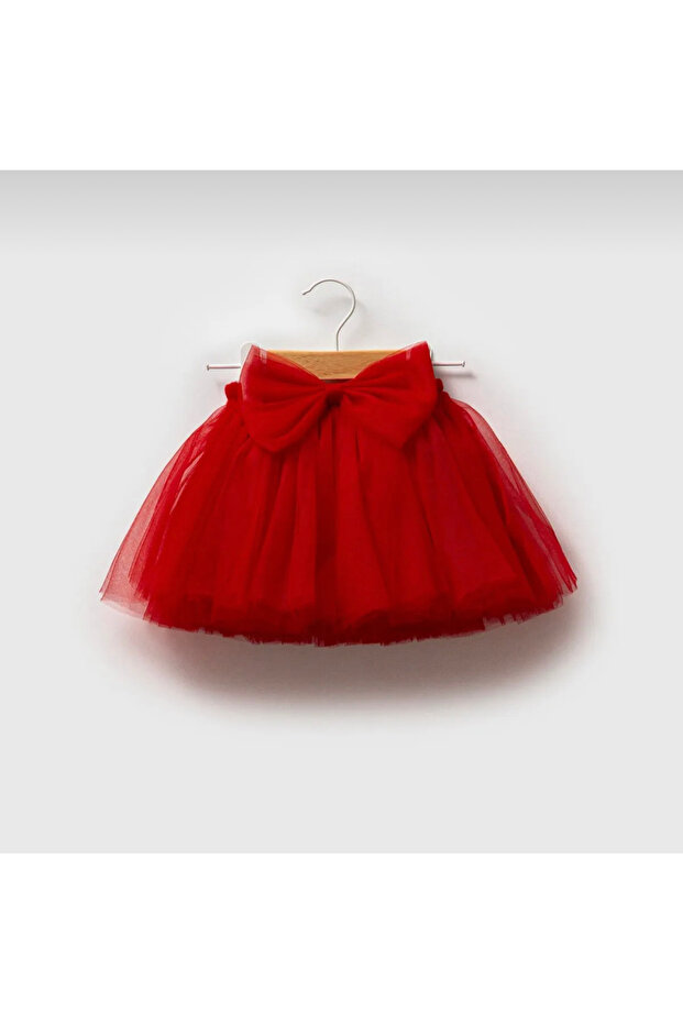 Girl Bow Fluffy Tutu Skirt
