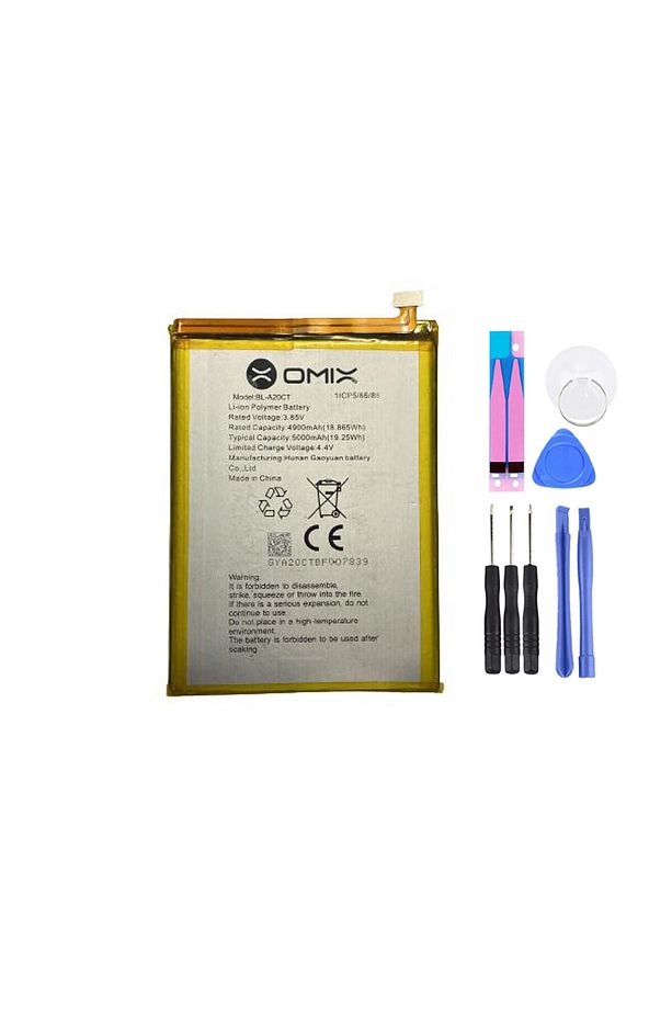 Omix X300 Uyumlu Batarya Pil Tamir Seti Ve Pil Bandı Hediyeli - 1