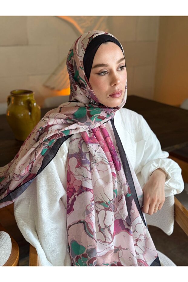 أليس نمط لينا شال - 3