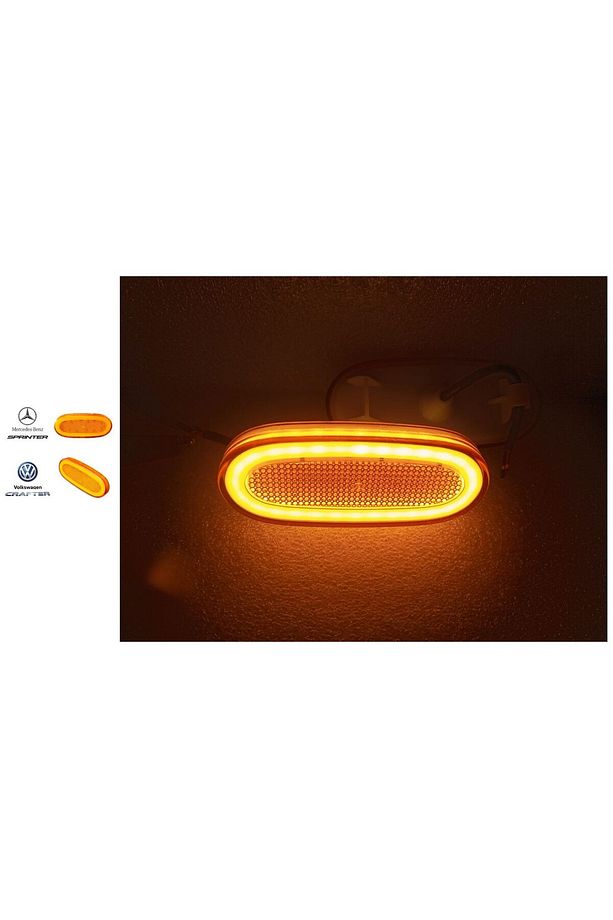 ( 6 X ADET ) 1 SET SPRINTER & CRAFTER YAN İZ LAMBASI NEON AMBER - 2