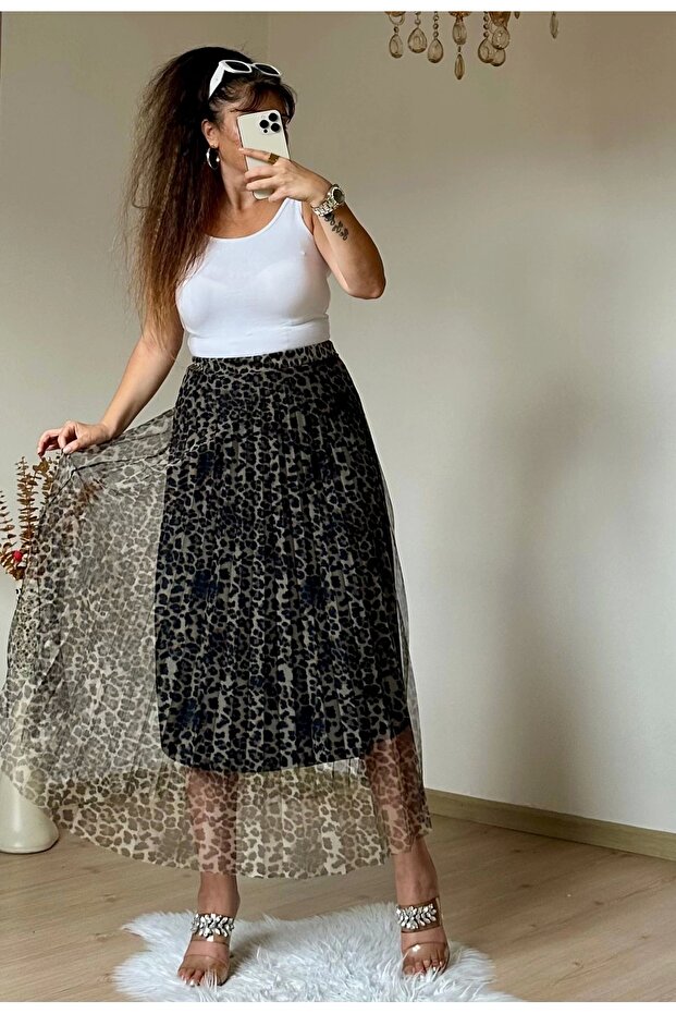 Suknja Light Leopard Til - 2