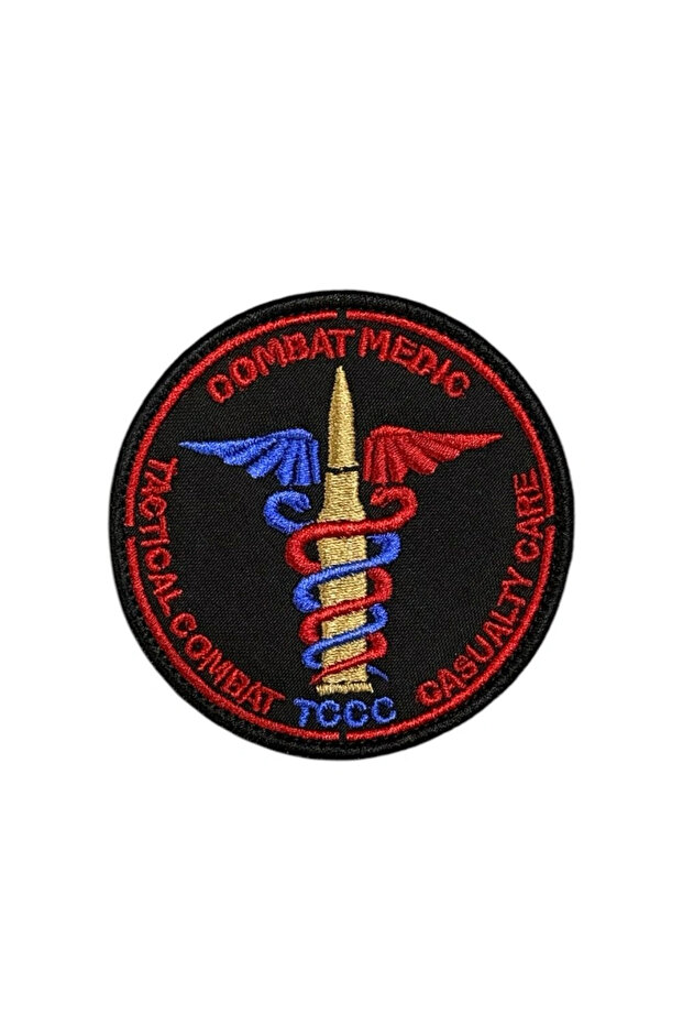 Tactical Combat Medic Nakış Patch Peç 7 Cm - 1