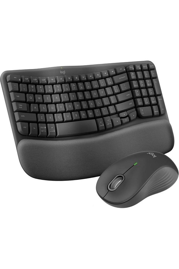 Wave Keys MK670 Combo M550 L Kablosuz Ergonomik İngilizce Klavye Mouse Seti Siyah - 4