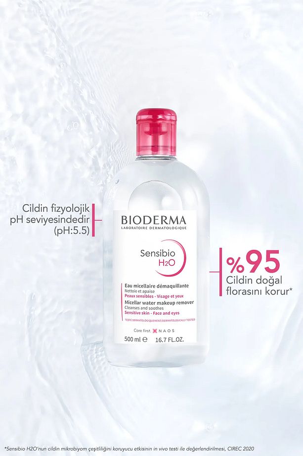 Sensibio H2O Hassas ve Normal Ciltler için Micellar Makyaj Temizleme Suyu 250 ml - 5