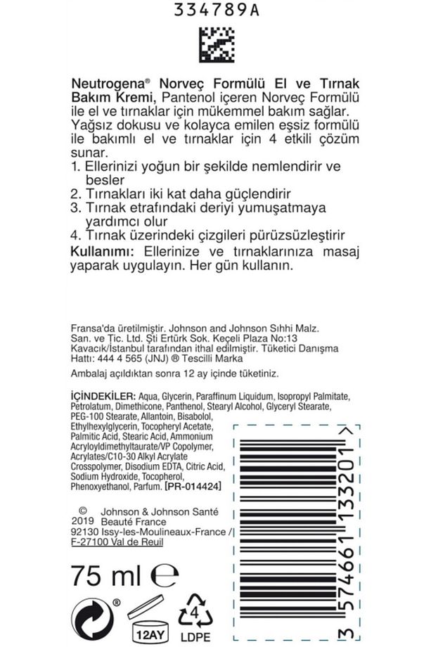 Norveç Formülü El Ve Tırnak Bakım Kremi 75 ml X2 35746611332012 - 2