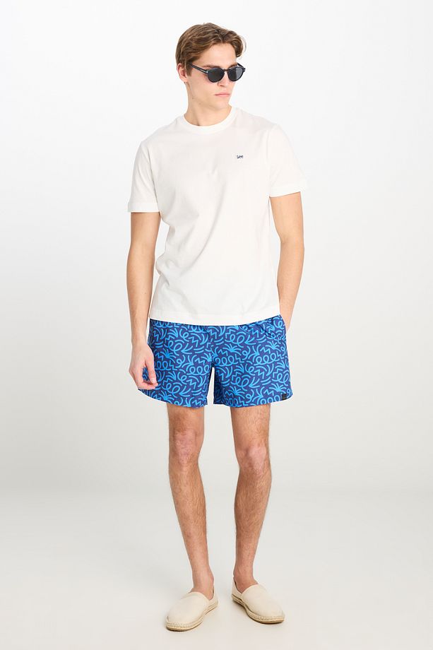 Regular Fit Lacivert Erkek Deniz Şortu - 1