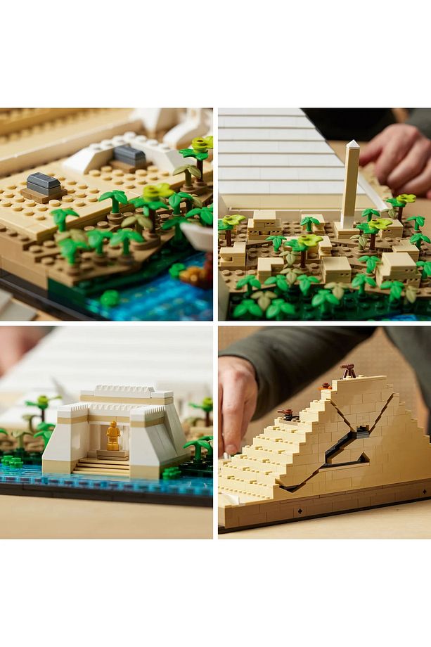 ® Architecture Keops Piramidi 21058 - 18+ Dekoratif ve Sergilenebilir Model Yapım Seti (1476 Pr) - 7