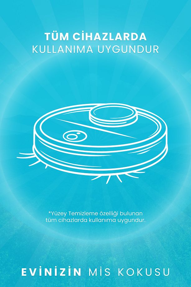 Beyaz Sabun Kokulu Akıllı Robot Süpürge Suyu, Mop Suyu, Yüzey Temizleyici, Robot Deterjanı 250ml - 5