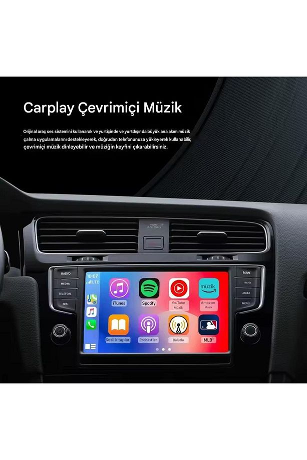 Tak Çalıştır Kablosuz Apple & Android Auto Mini Usb Adaptörü Taşınabilir Bluetooth Wifi - 4