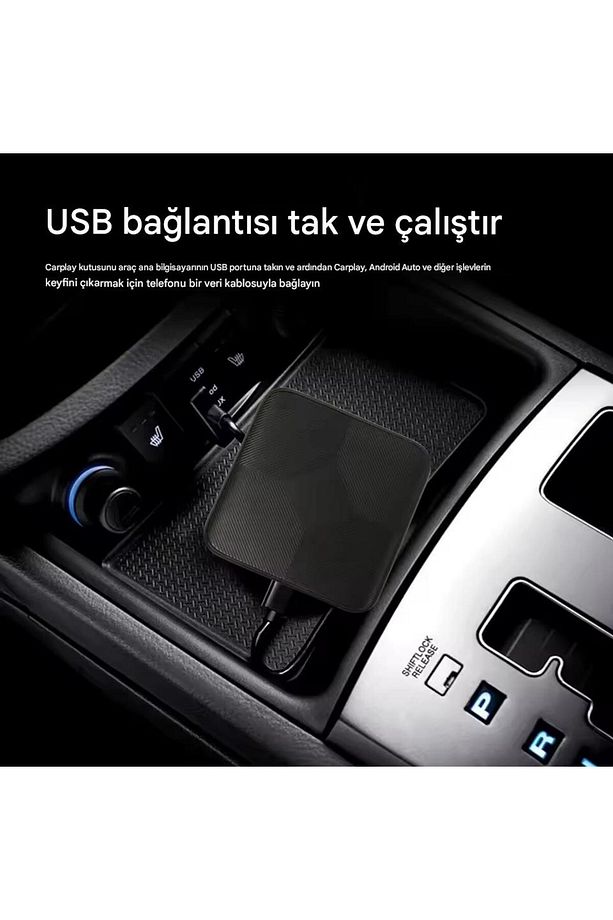 Tak Çalıştır Kablosuz Apple & Android Auto Mini Usb Adaptörü Taşınabilir Bluetooth Wifi - 3