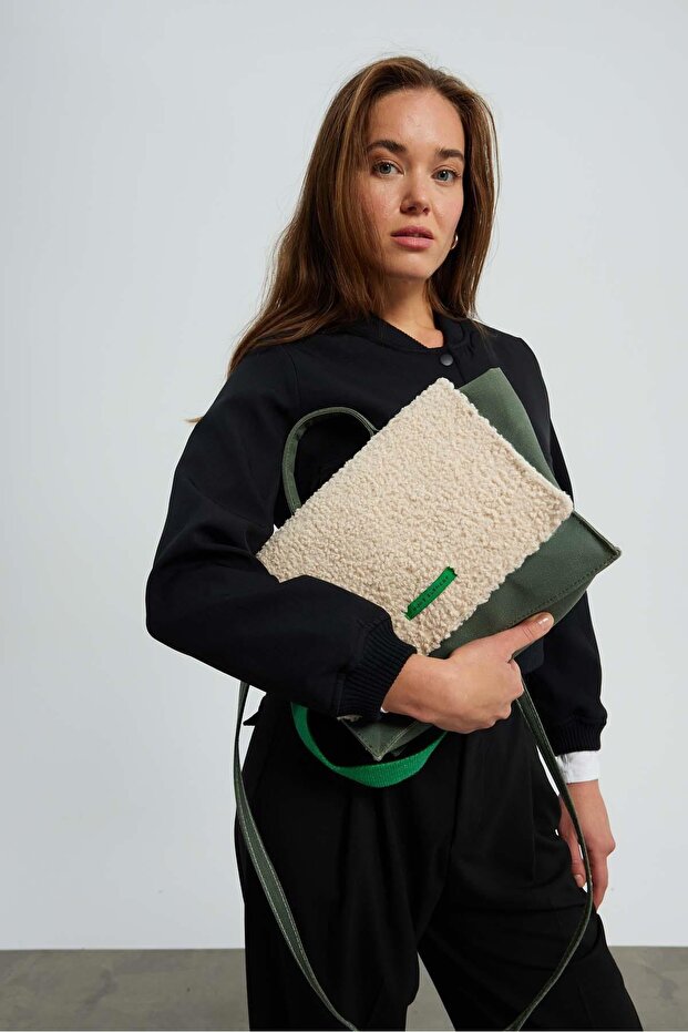 Huge Cuvert Teddy Khaki Bag Special Edition - 6