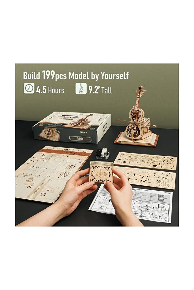 Violoncelul Magic Robotime - 9