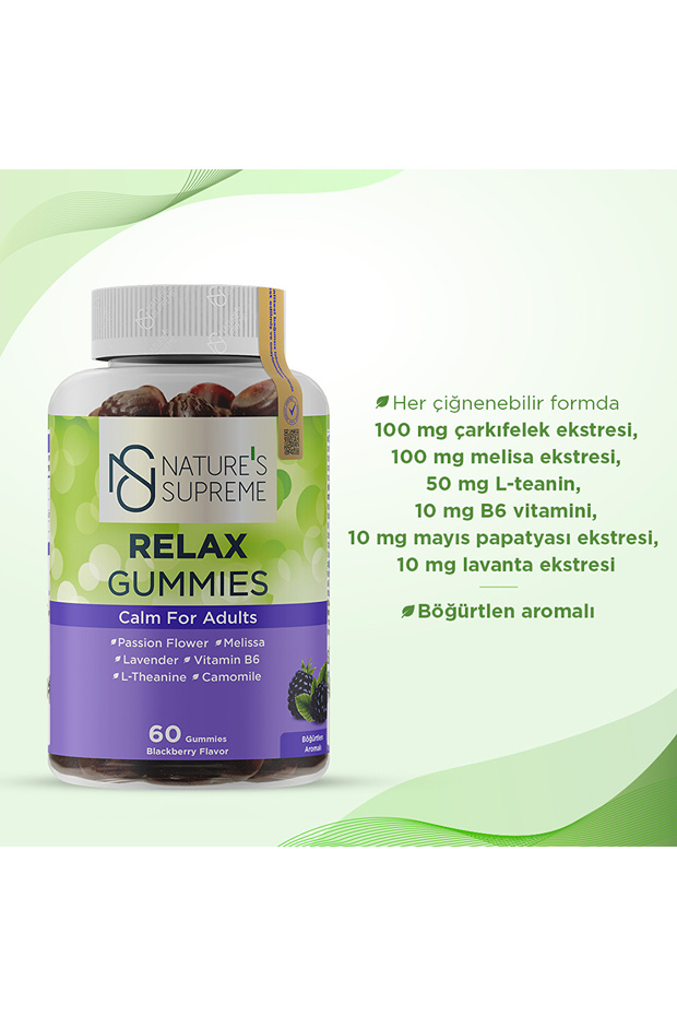 Relax Gummies 60 Çiğnenebilir Form - 2