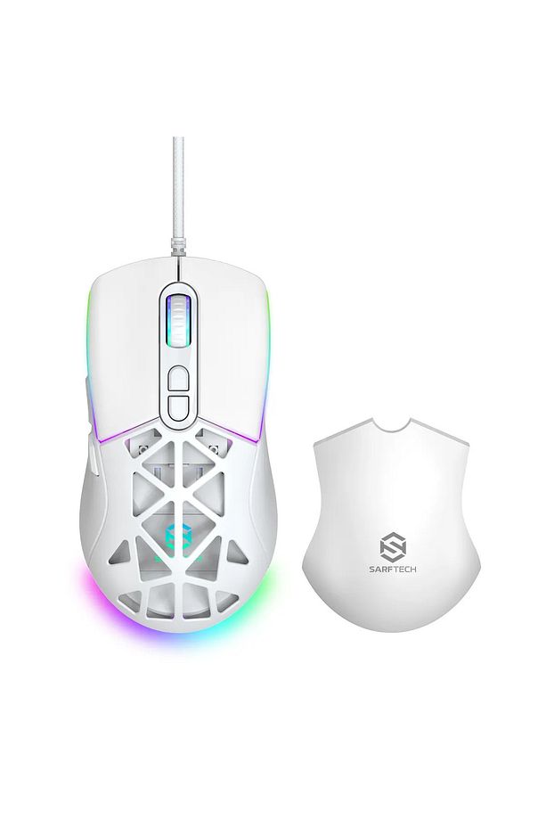 Rgb 7 Tuşlu 12.800dpi Makrolu Yazılım App Destekli Değiştirilebilir Başlıklı Gaming Oyuncu Mouse - 2